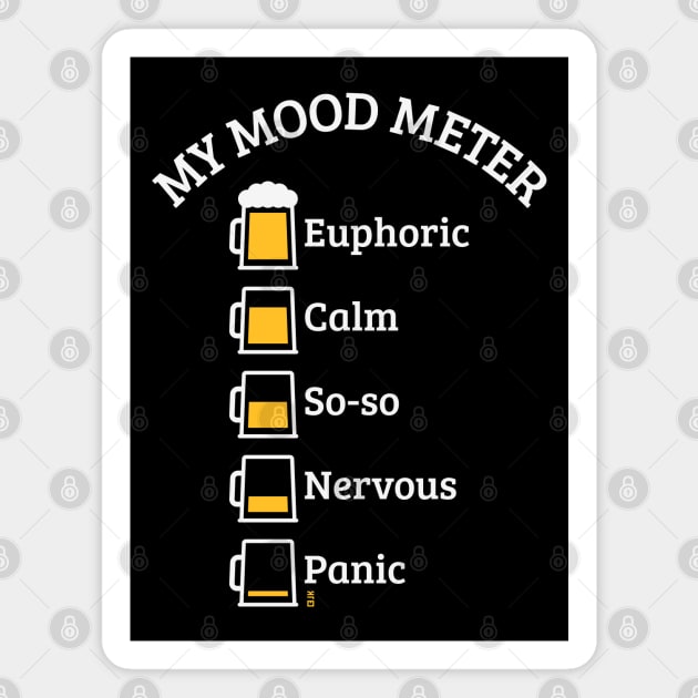 My Mood Meter (Beer Drinker / V2 / NEG) Magnet by MrFaulbaum